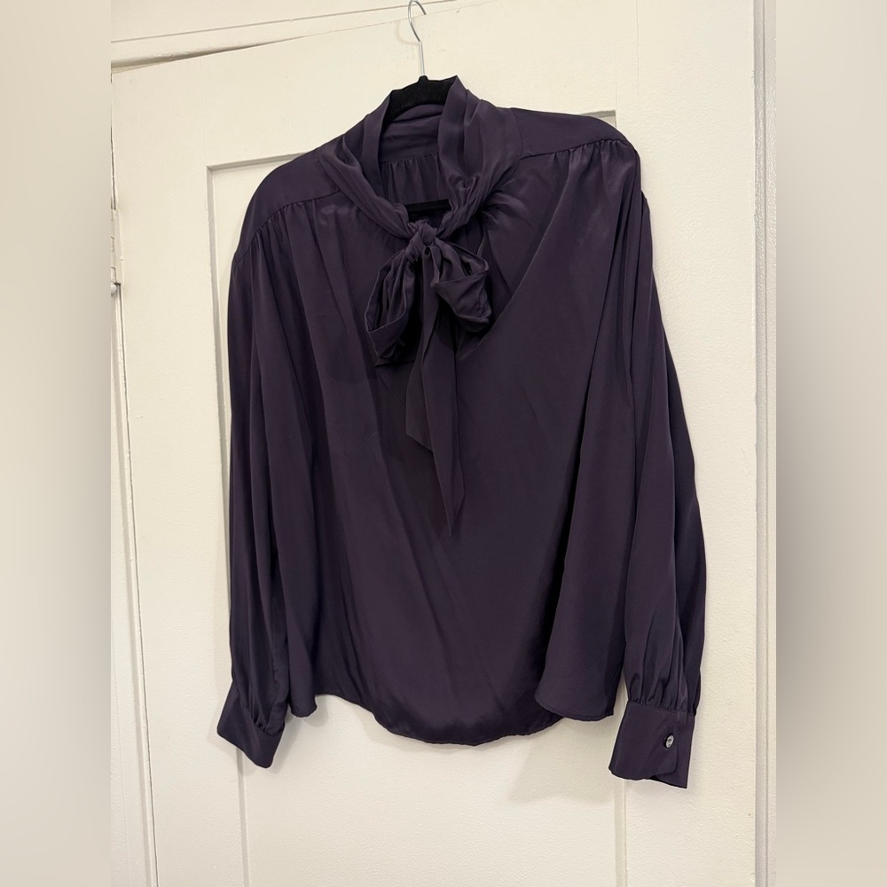 Silky Pussybow Blouse by BAACAL